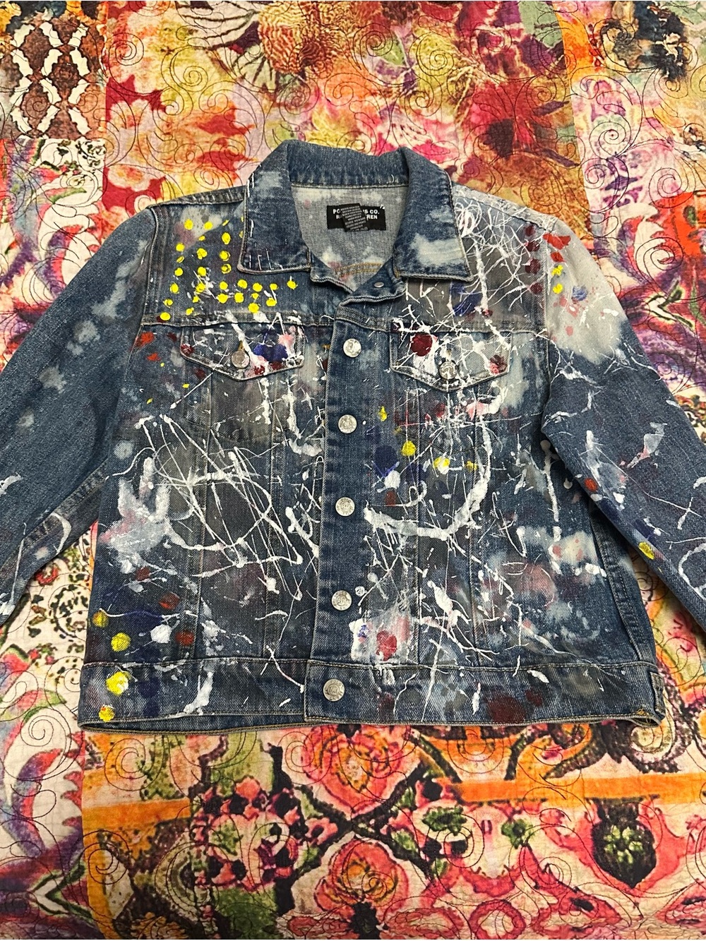 Polo Jeans Ralph Lauren Distressed Jean Jacket
